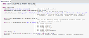 Example of interactive learning with Scala Worksheet in Eclipse